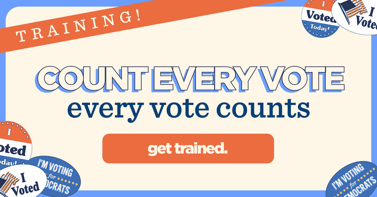 NCDP Voter Protection Post Election Chase and Cure Phone Bank & Canvass